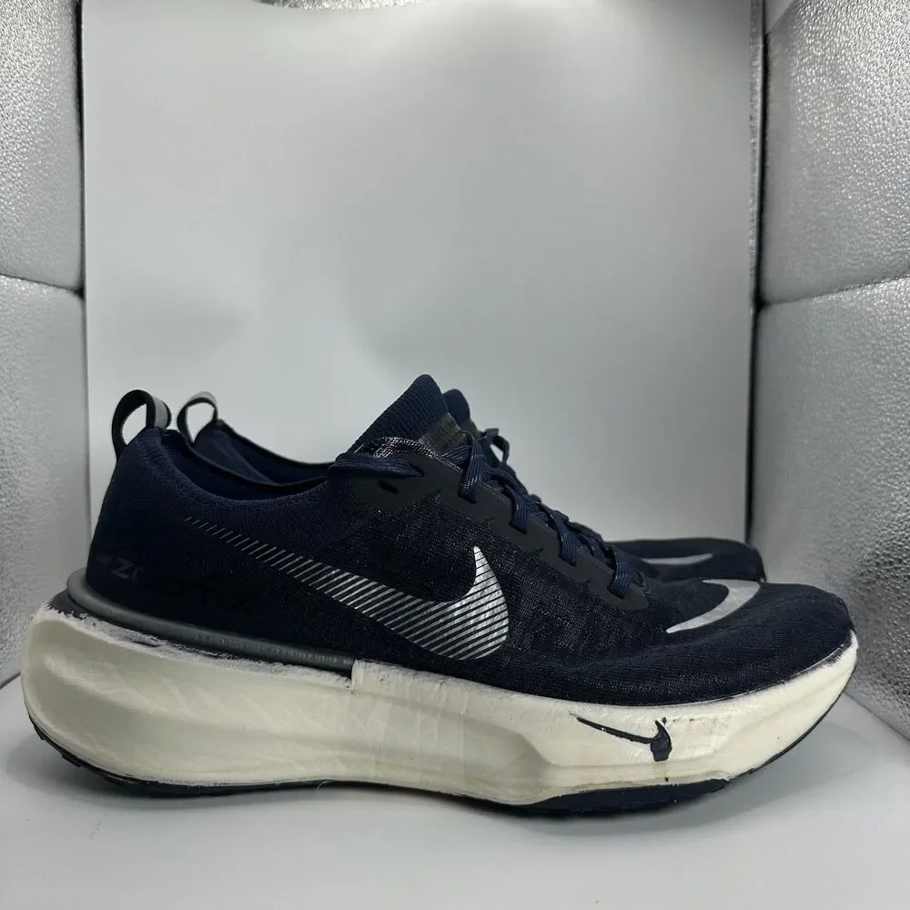 Nike ZoomX Invincible Run Flyknit 3 Shoes Mens Size 11.5 Navy 2023 DR2615-400